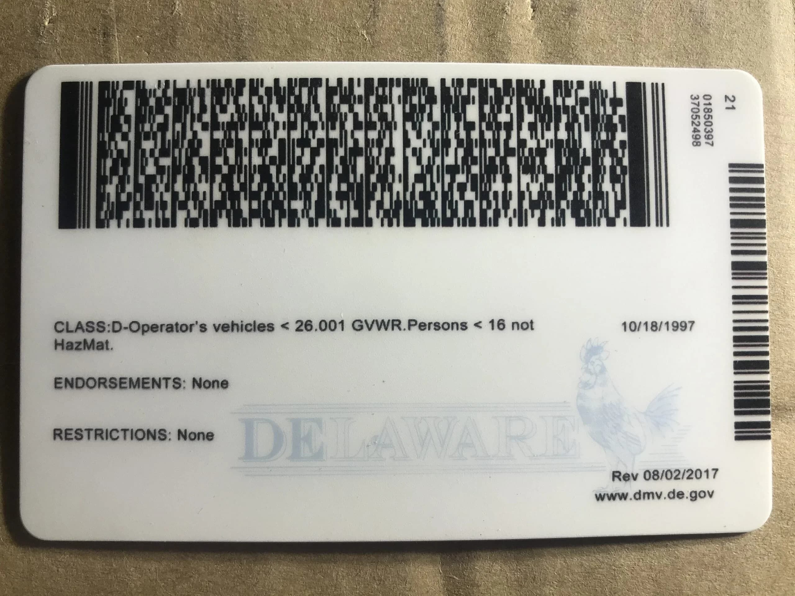 Delaware fake id