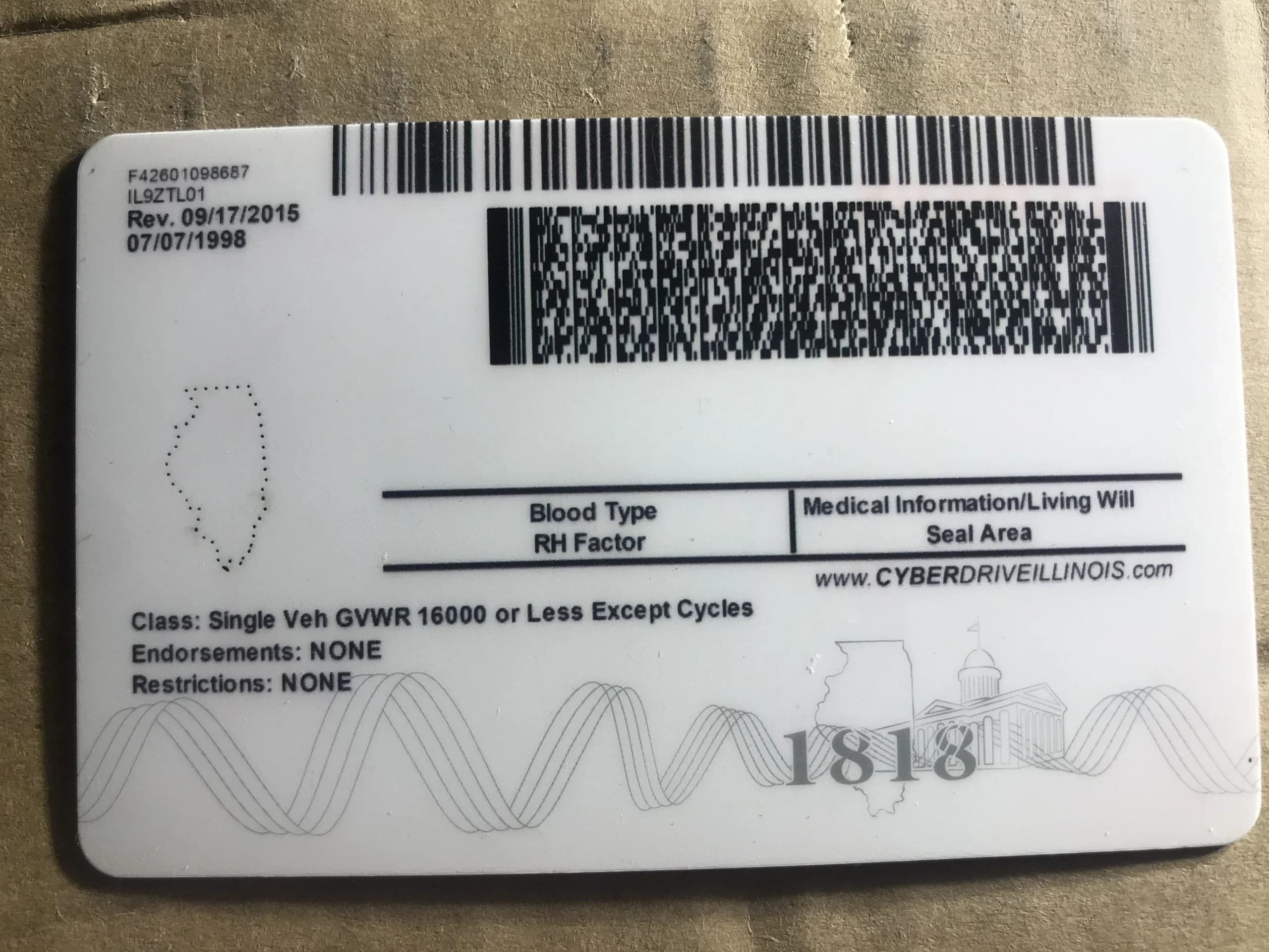 illinois fake ID